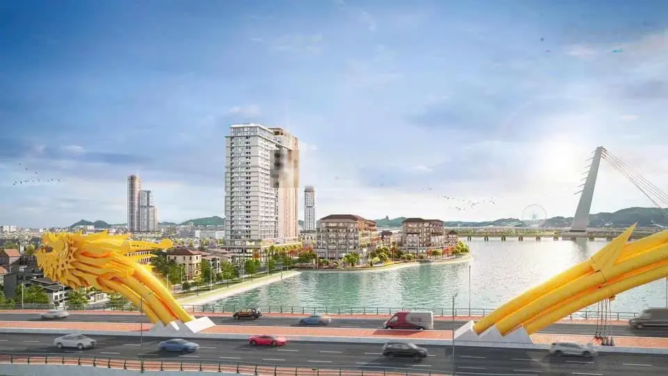 Bán căn hộ 2 PN nằm ngay cầu Rồng, suất ngoại giao rẻ hơn thị trường 680 triệu, view sông Hàn, DIFF