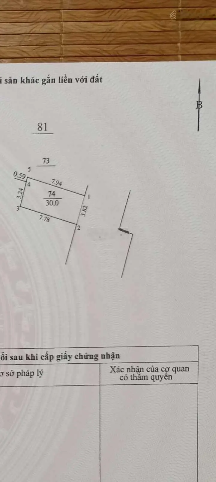 Bán đất tại Tân Phong, Thụy Phương, Bắc Từ Liên. Diện tích 30m2