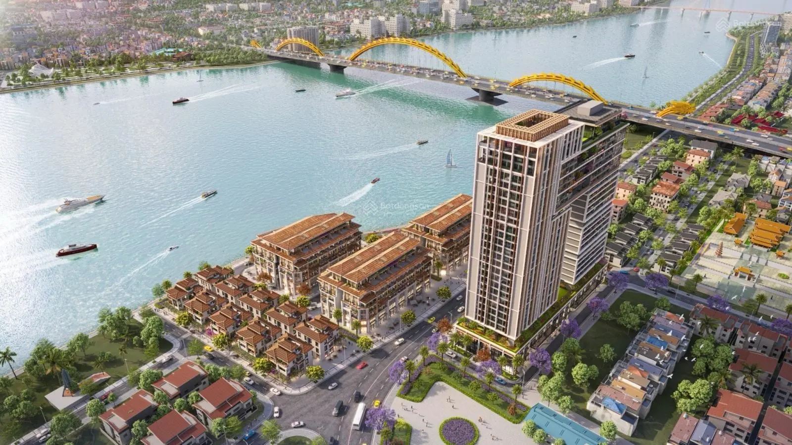 Độc quyền căn góc 2PN view cầu Rồng của Sungroup giá 3,859 tỷ (full giá) - mua trực tiếp CDT