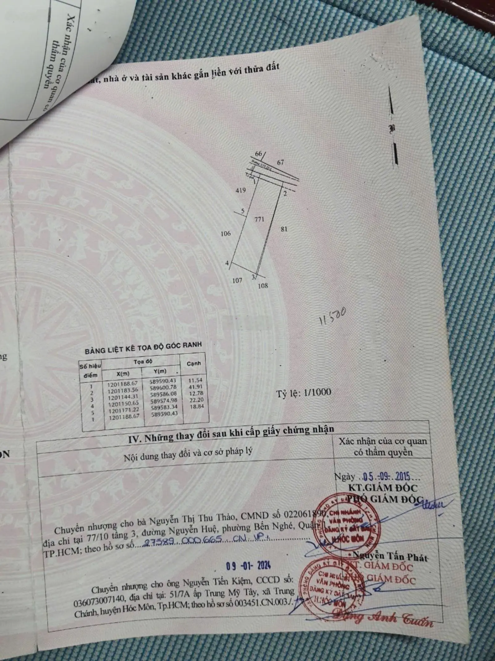 Bán lô đất thổ cư Xuân Thới Thượng 22.1 gần UBND xã Xuân Thới Thượng, 12x42, 500m2