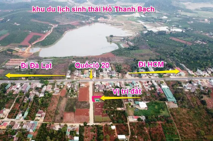 Bán đất nền thổ cư Quốc Lộ 20, Di Linh, Lâm Đồng