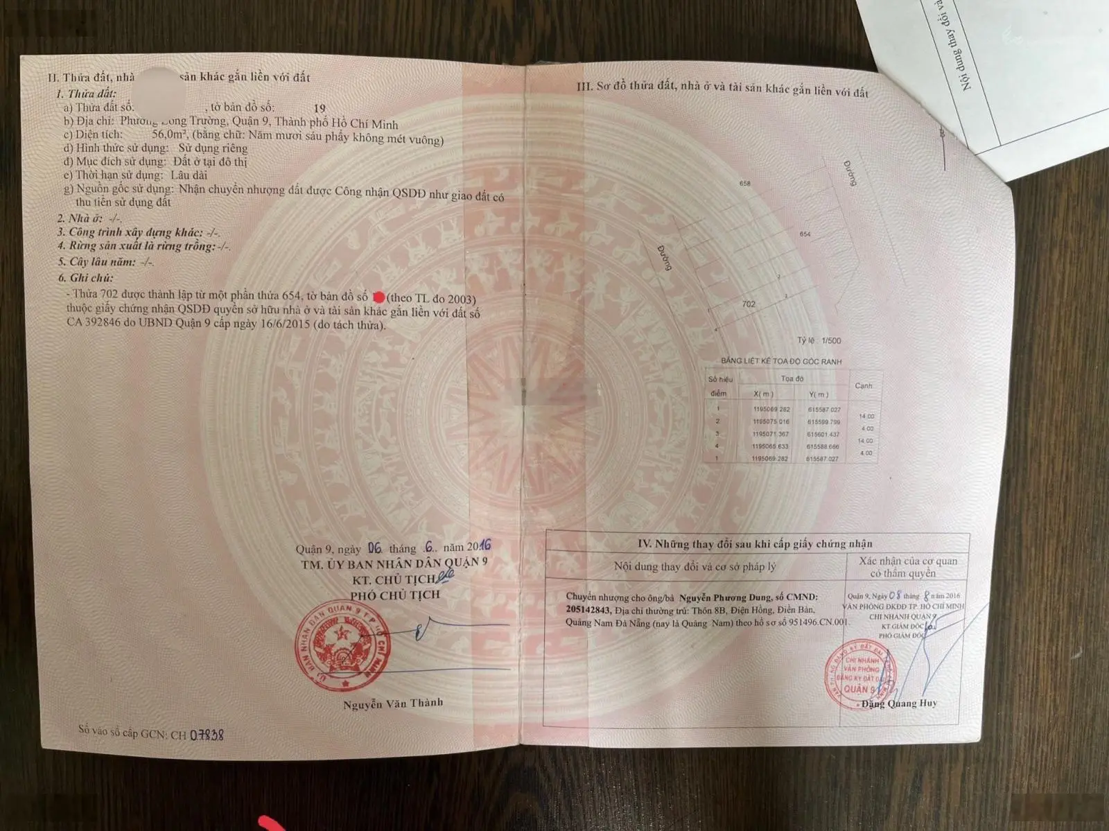 Bán đất Quận 9 phù hợp xây nhà Nguyễn Duy Trinh