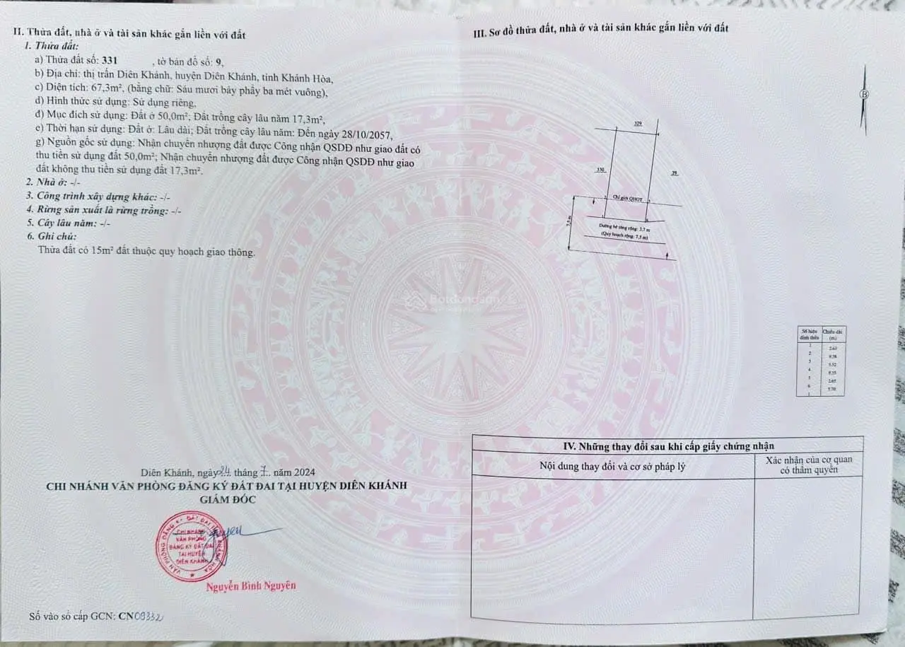 Nhà lầu diên Khánh mới xây siêu đẹp, đường ô tô tận nhà. Giá rẻ. Sổ Hồng giấy phép xd đầy đủ