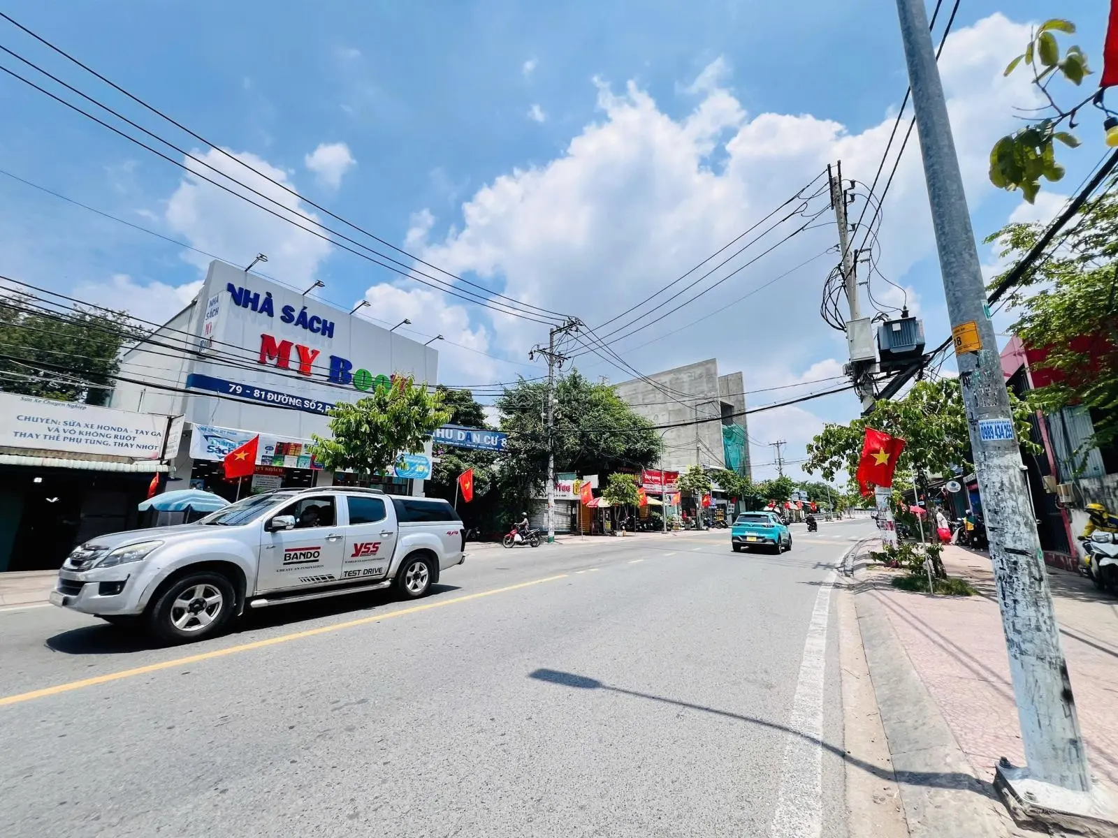 Ngay mặt tiền KD đường số 2 Trường Thọ - gần Vành Đai 2 - DT 78,7m2 - đang thu nhập 15tr/tháng