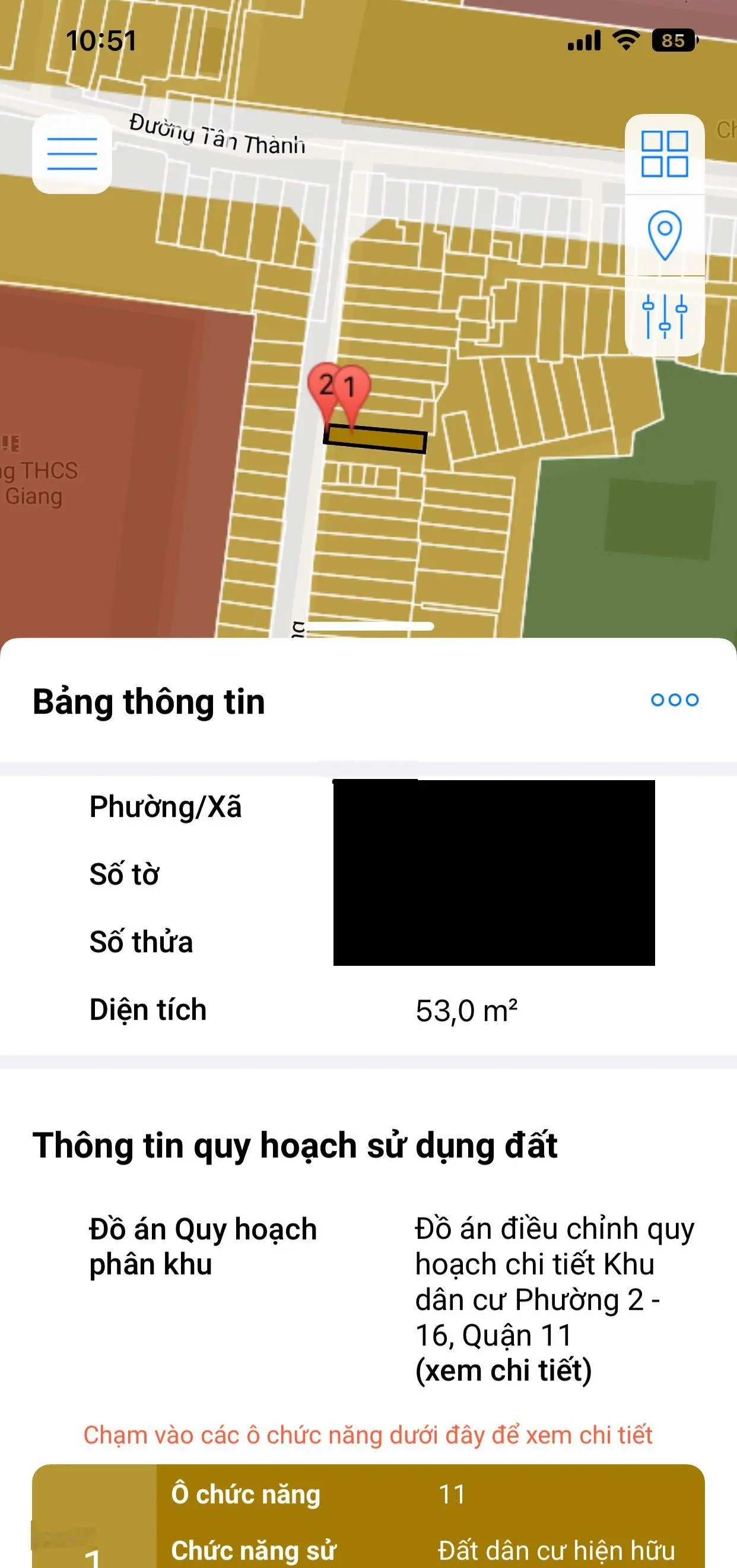Xe hơi thông (51m2) Hồng Bàng, Q11