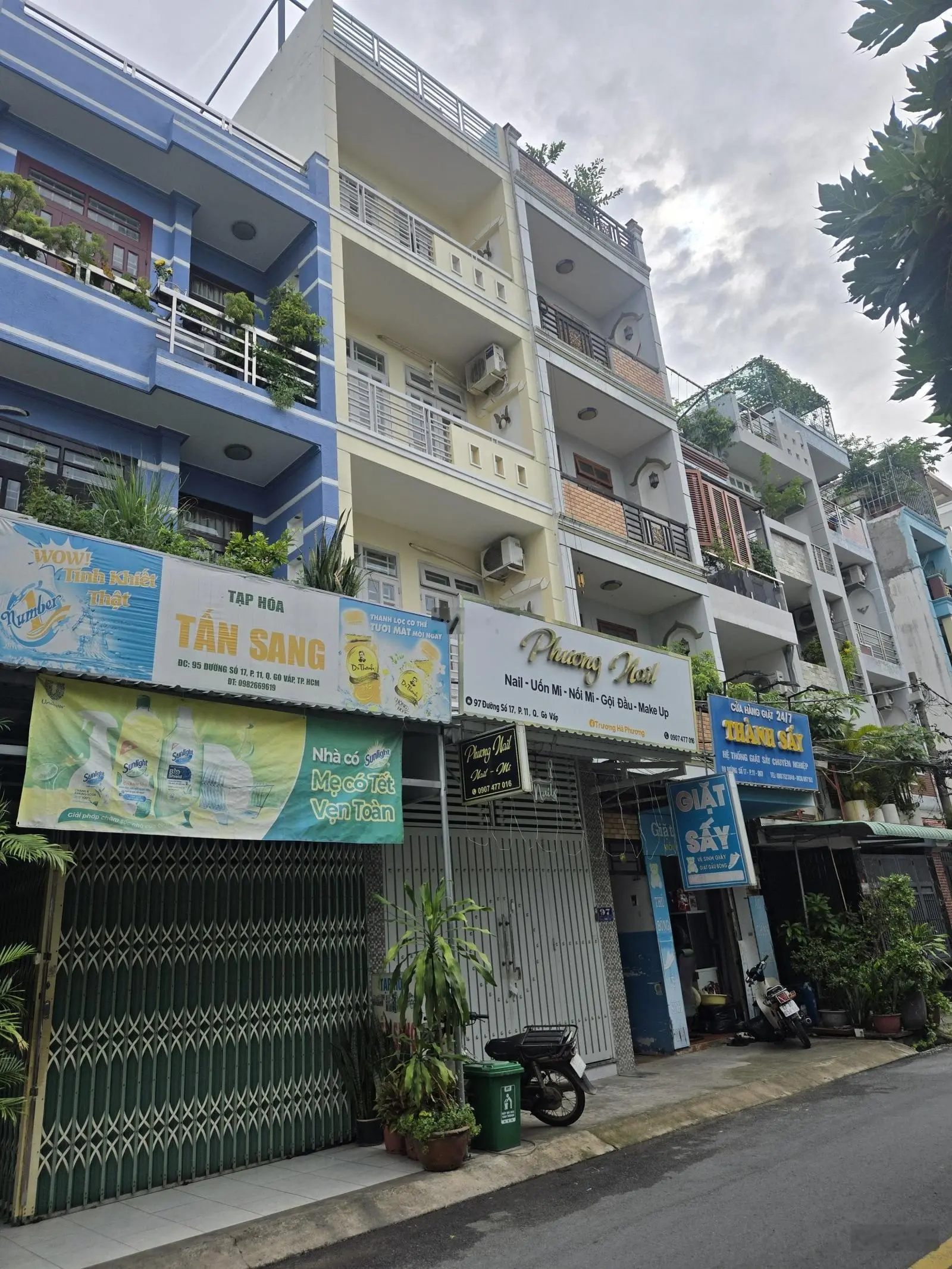 Bán gấp nhà mặt tiền kinh doanh 4 tầng 60m2 đường Số 17, Phường 11, Gò Vấp. Sát chợ Hạnh Tây