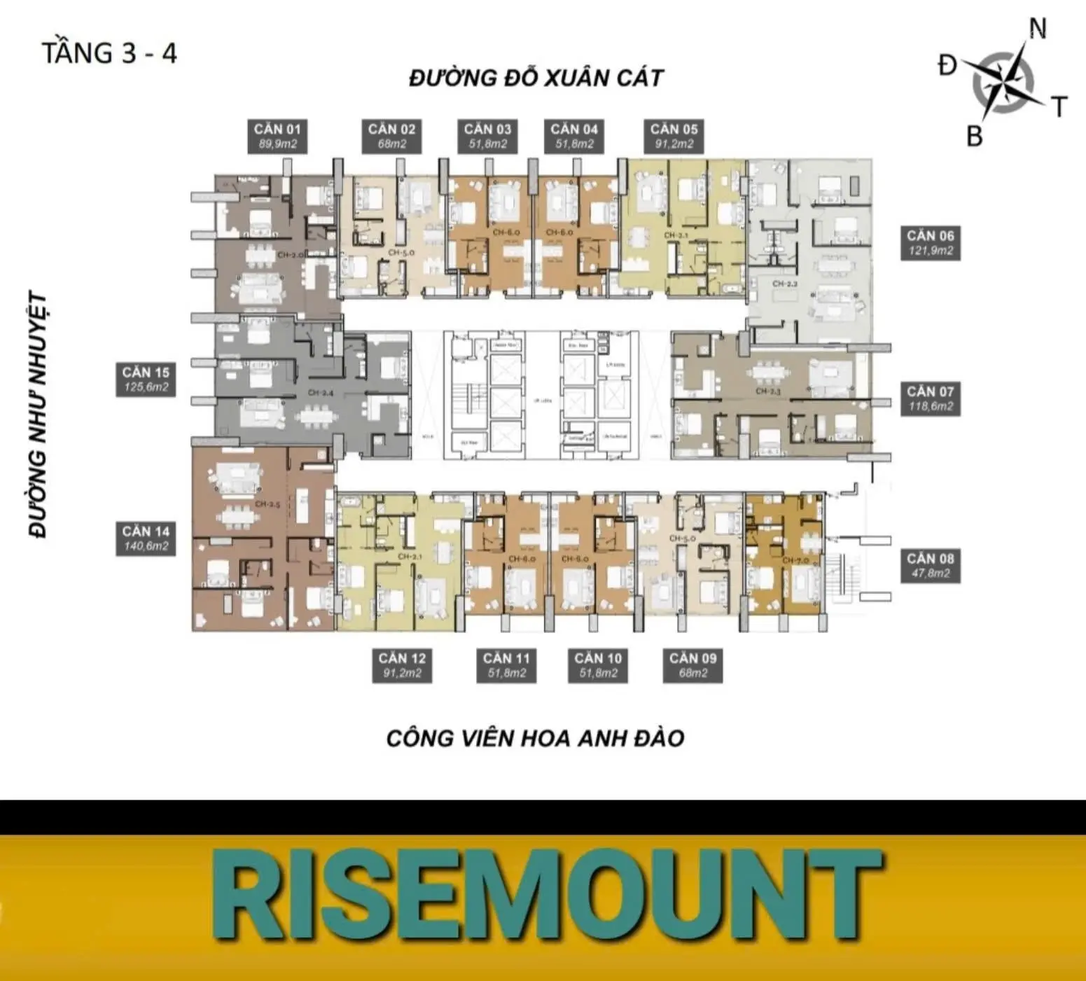 Căn hộ cao cấp 5* risemount với kính dát vàng 24k giá chỉ 3,5 tỷ (1pn-2pn), view sông hàn