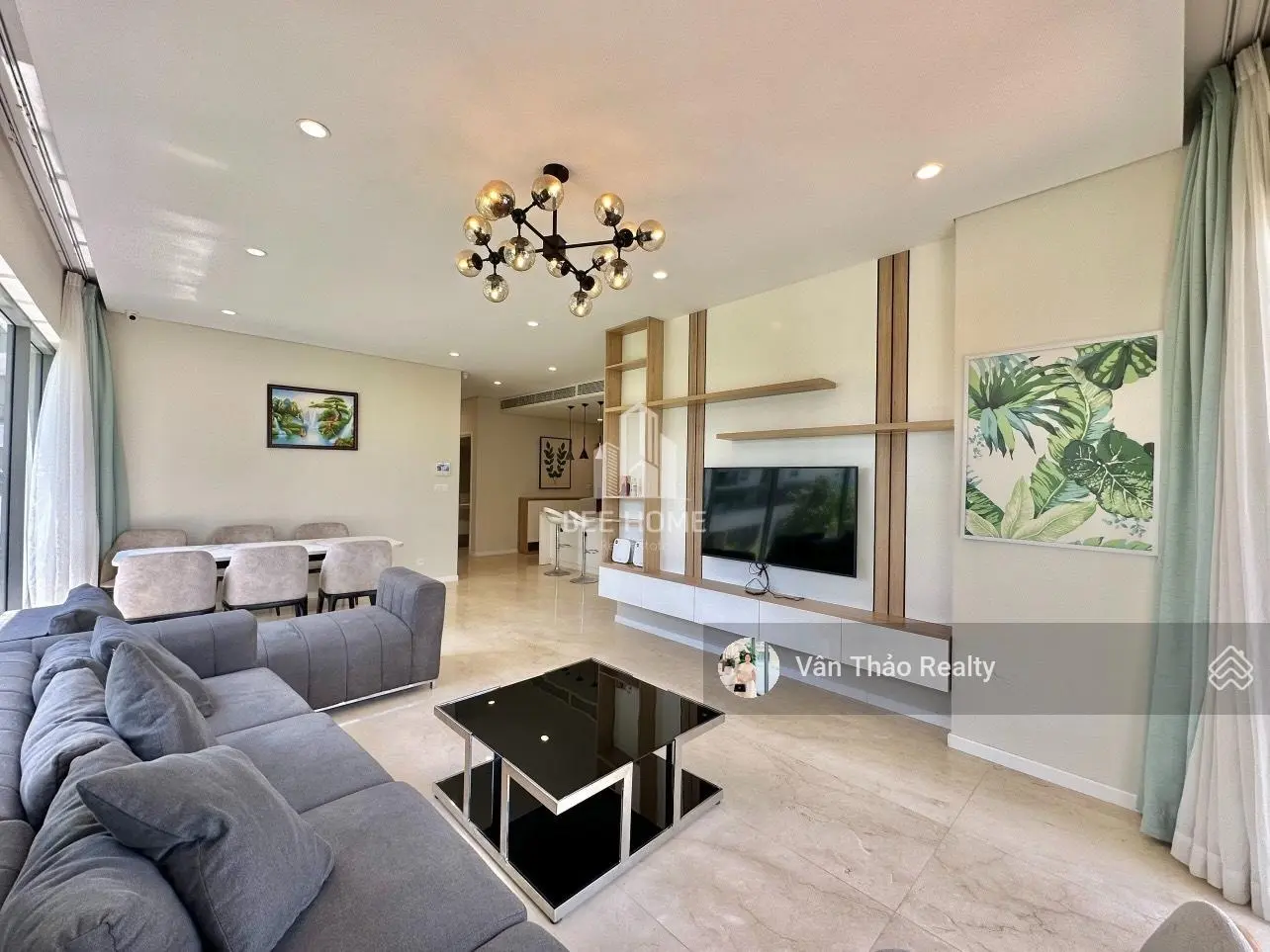 (Cần bán gấp) Căn hộ 3PN sân vườn 192m2, tầng thấp, view sông cực đỉnh khu căn hộ Đảo Kim Cương Q2
