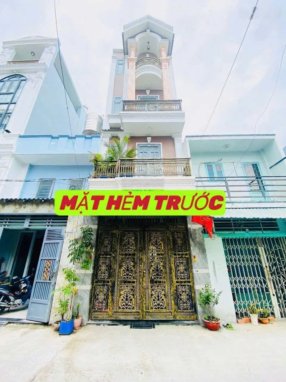 Bình Tân Hẻm 413 Lê Văn Quới nhà hẻm 2 mặt tiền trước sau 4 lầu xe hơi tới cửa giá 6,2 tỷ TL mạnh