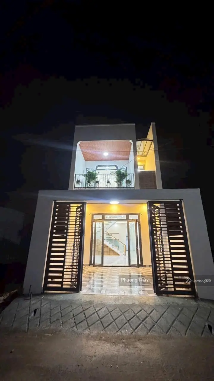 Bán Gấp Nhà 1 Trệt 1 Lầu Sân Xe Ôtô Gần Cây Xăng 75, Sổ Riêng Thổ Cư 100%, TT 600tr Nhận Nhà Ở Ngay