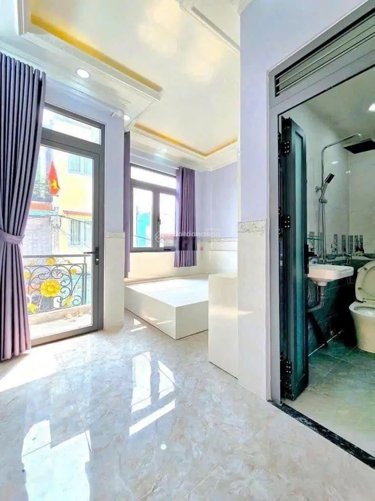 Nhà xây mới 50m2 hẻm xe hơi SHR chỉ 3.45 tỷ đường Huỳnh Tấn Phát TT Nhà Bè