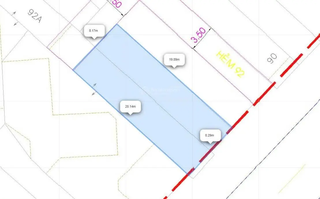 Bán Nhà MT 96-98 Bùi Thị Xuân. Bến Thành. Quận 1. DT: 8,2x20m (công nhận 164m2) 4 lầu.. Giá 102 tỷ