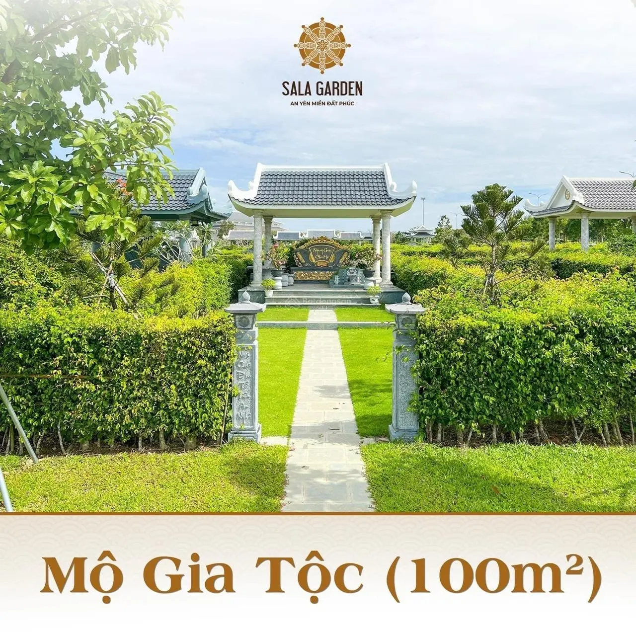 Hoa viên Sala Garden HCM 47tr/mộ, sổ cầm tay