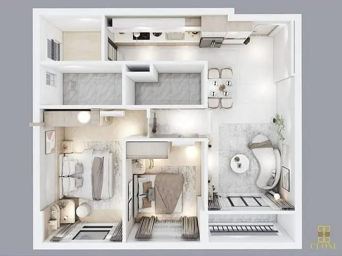 Bán căn hộ Antonia Phú Mỹ Hưng, 3PN view biệt thự giá 9.5 tỷ.