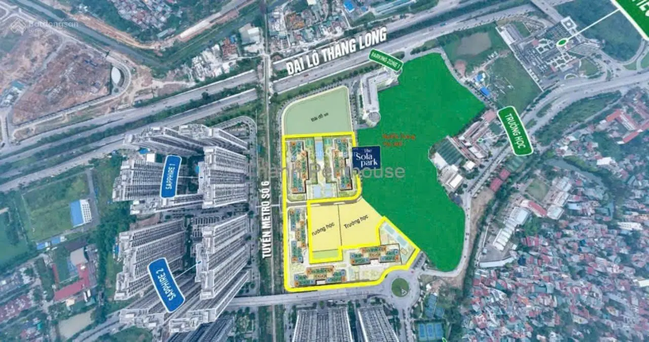 CHÍNH CHỦ CẦN BÁN CĂN GÓC G1-1010 SOLA PARK: 2PN - 2WC THIẾT KẾ LÊN ĐƯỢC 3PN TẠI SOLA PARK