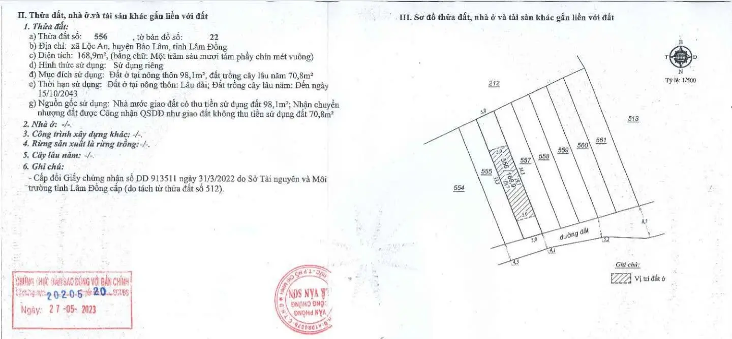 (Phát Mại) 4 lô đất liền kề - Lộc An - Bảo Lâm