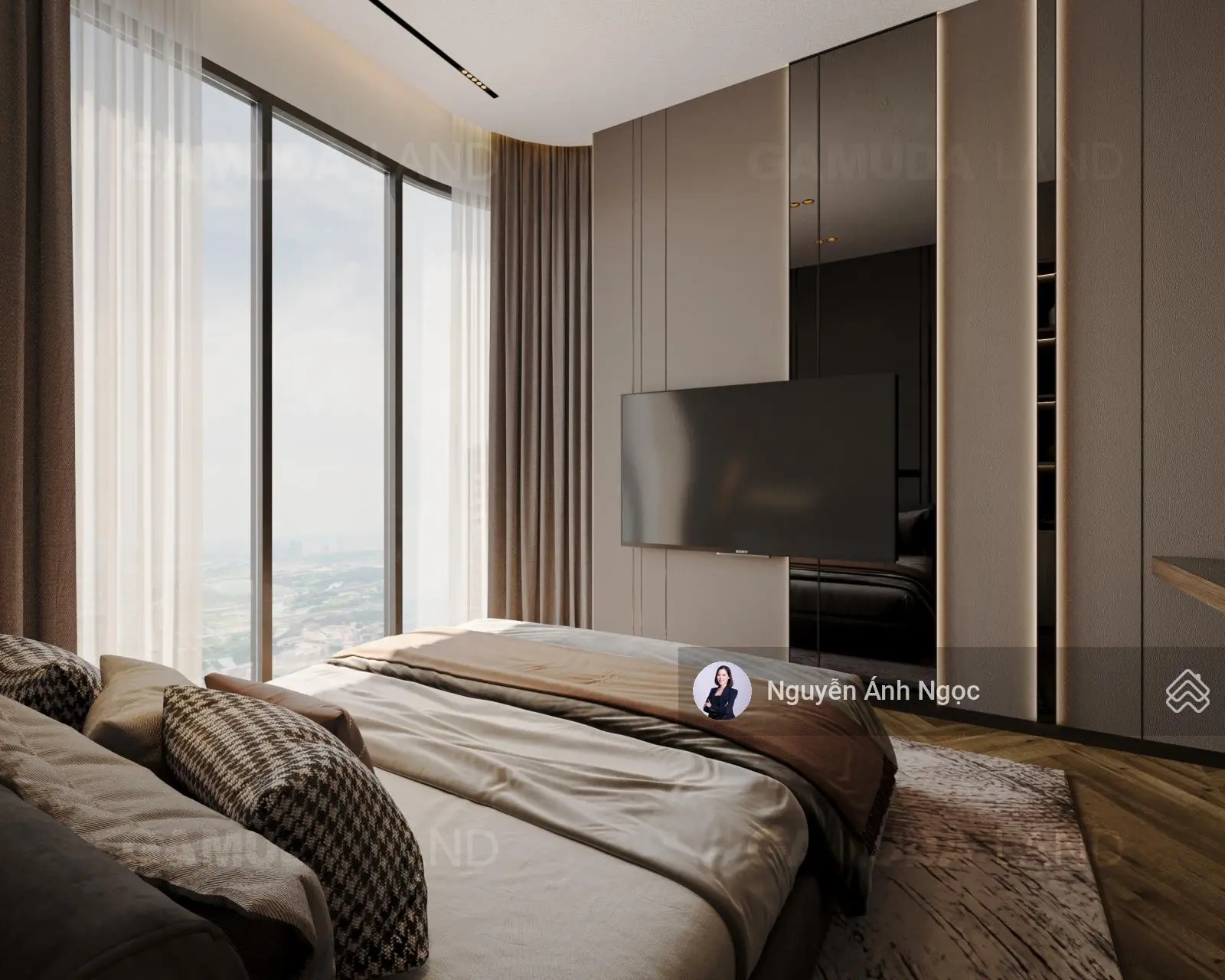 Chuyển nhượng gấp căn 2PN góc Eaton Park - A5.2x.08 - View trung tâm & Landmark 81 HĐMB 8,3 tỷ