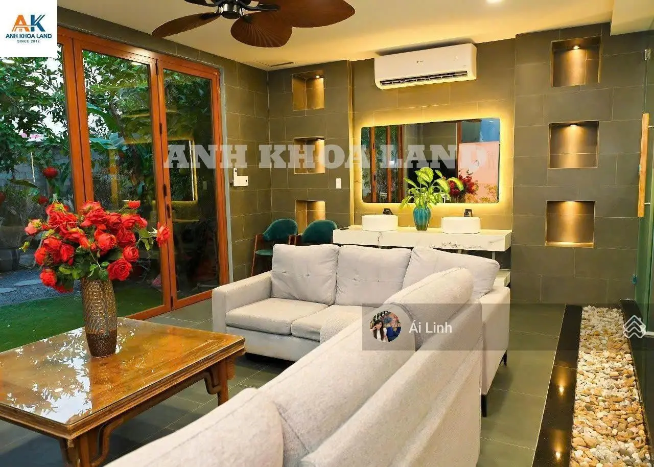 Bán biệt thự sân vườn DT 705m2 (19x37) đường nhựa 6m sát mặt tiền ĐS 2 Trường Thọ sẵn HĐT 200tr/th