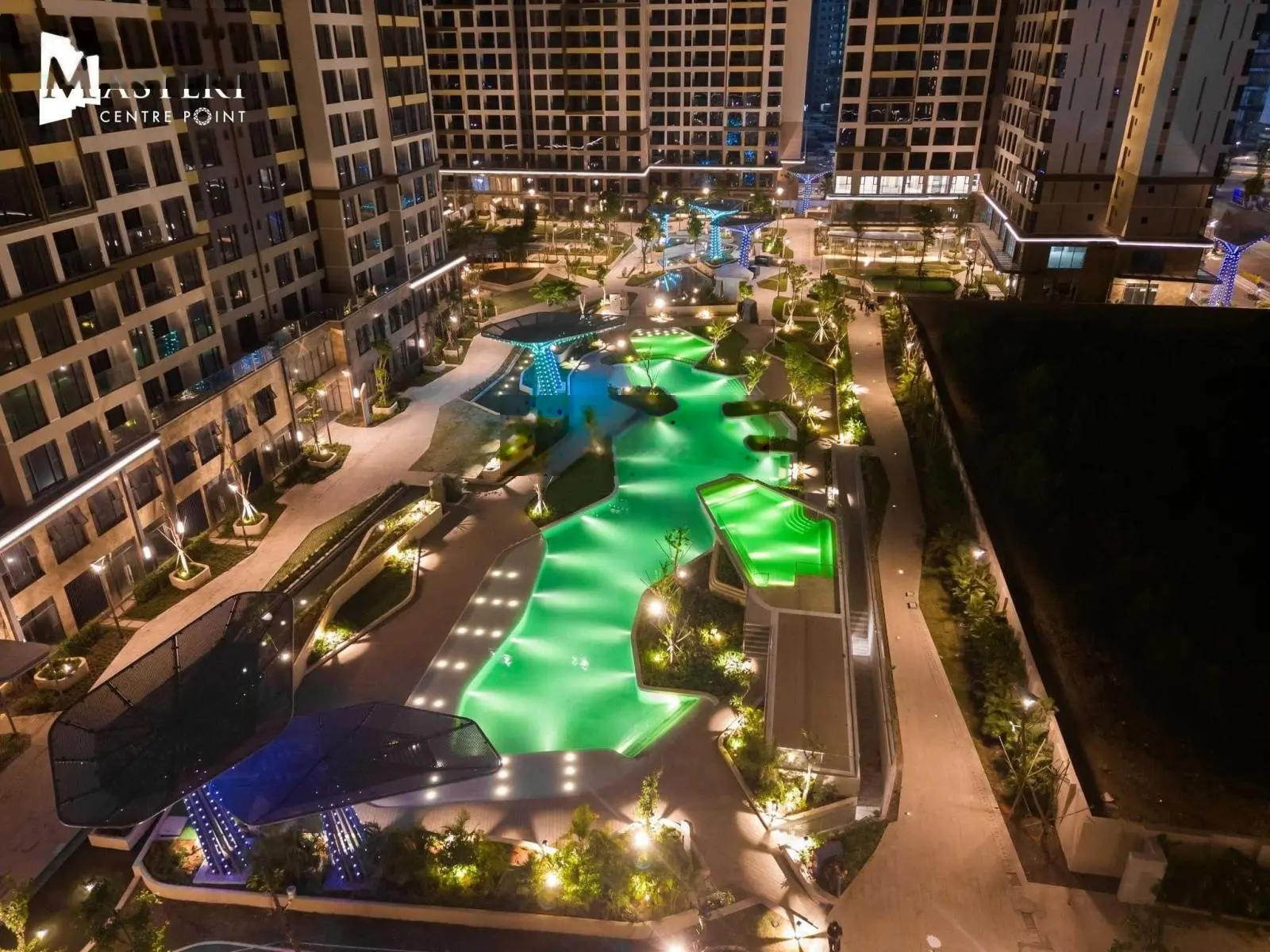 Bán 2 căn duplex khối đế Masteri Centre Point DTSD 280m2, kết cấu 2 tầng view nội khu, hướng ĐB