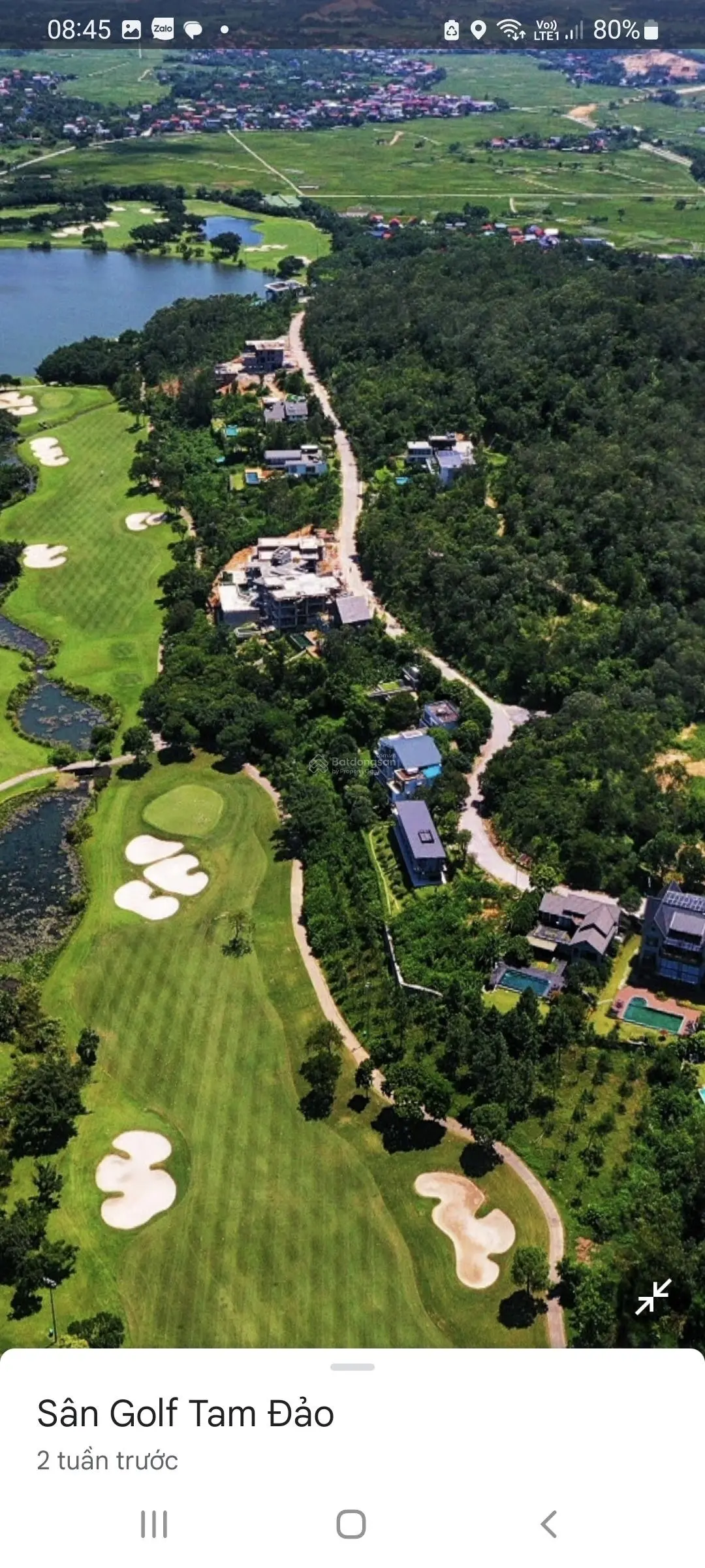 Bán 1000m2 đất nghỉ dưỡng sân golf Tam Đảo, Vĩnh Phúc, sổ lâu dài, view sân golf, LH 0985 893 ***