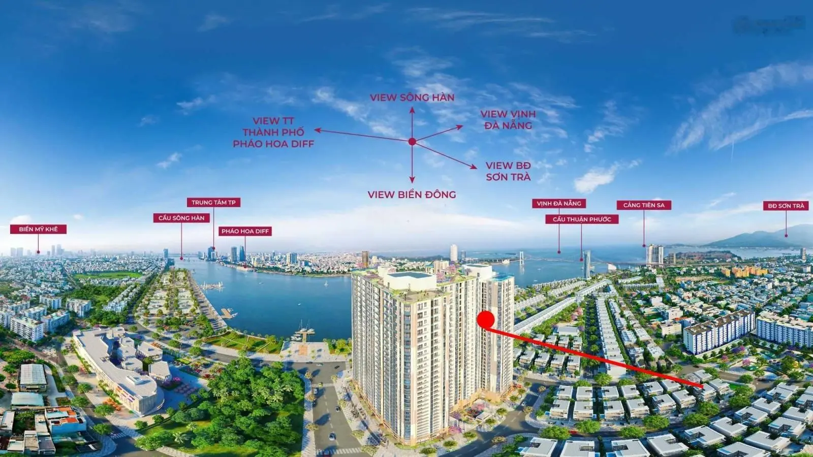 Khai trương nhà mẫu căn hộ mặt sông Hàn - Ưu đãi chiết khấu lớn lên tới 400tr - 800tr nhận nhà