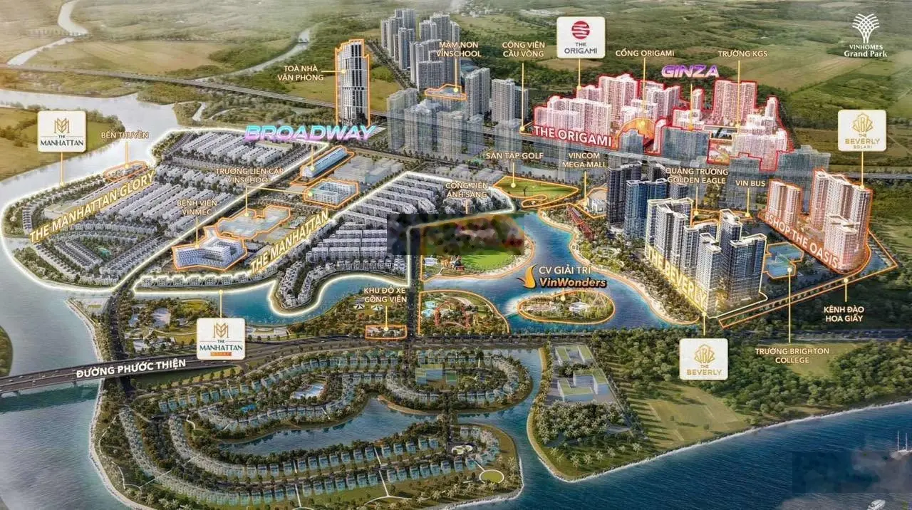 Biệt Thự song lập hồ sen súng ,Vinhomes Grand Park