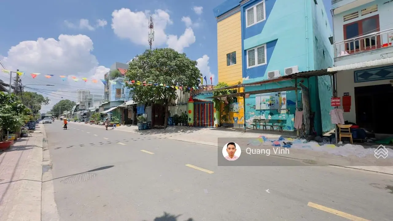 Nhà ngay chợ Thông Dụng, 281m ngang 10m full thổ cư, 1435 Thuận An Bình Dương