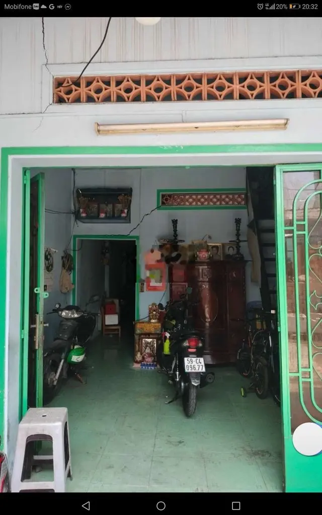 BÁN NHÀ 75m2 SHR K QUI HOẠCH K LỘ GIỚI HẺM 2 PHẠM HỮU LẦU CŨ TIỆN XD