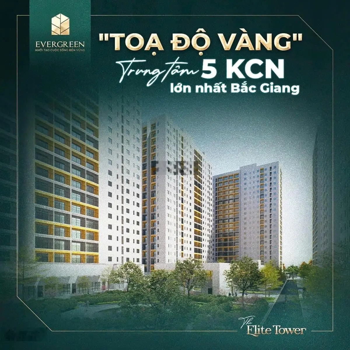 Mở bán toà thương mại cuối cùng của dự án Evegreen - phân khu Lộc Vừng