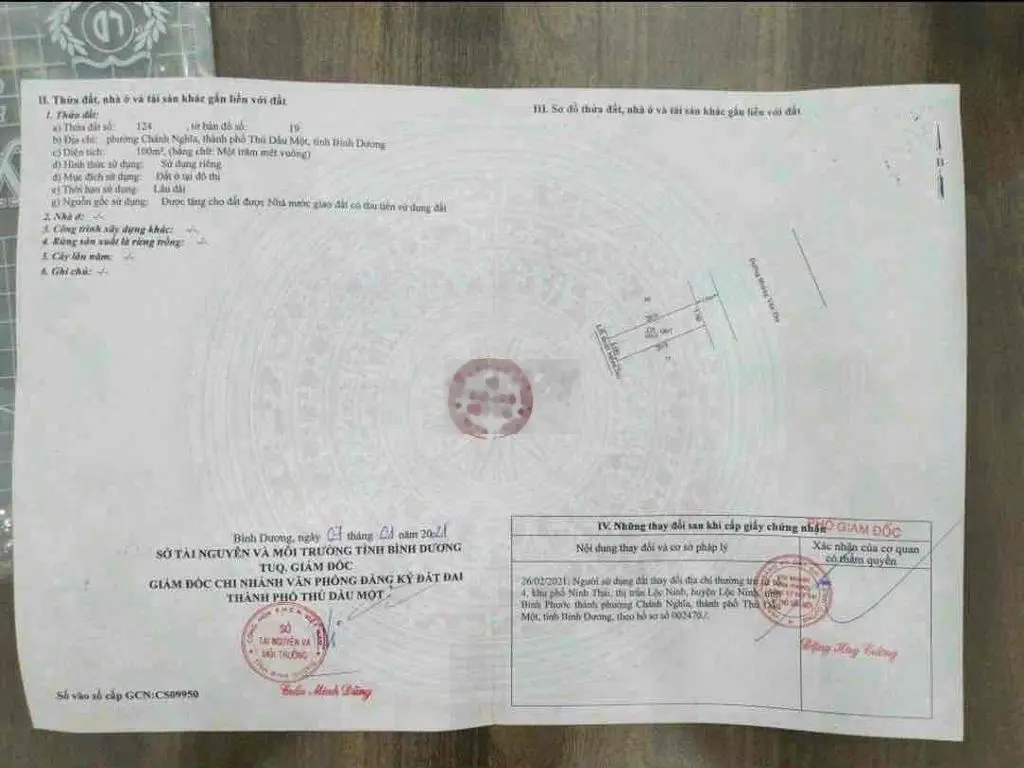 Bán đất mặt tiền Hoàng Văn Thụ, Chánh Nghĩa, Thủ Dầu Một, giá 12,8 tỷ, diện tích 100 m2