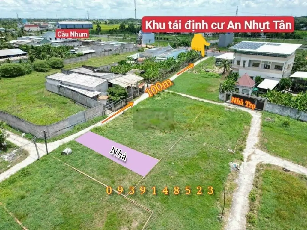 Quá Vip, Nhà mới xây ngay KCN An Nhựt Tân chỉ 1.3 tỷ