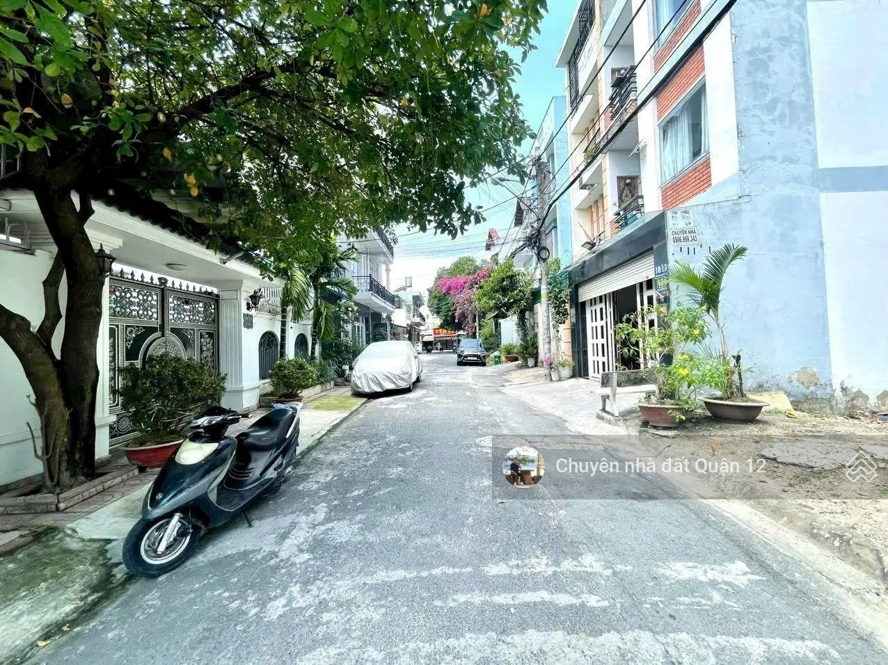 Nhà phố 5m x 17m. Đúc 2 lầu 1/ Hẻm 10m thông sát công viên Trần Thị Do ( HT19)