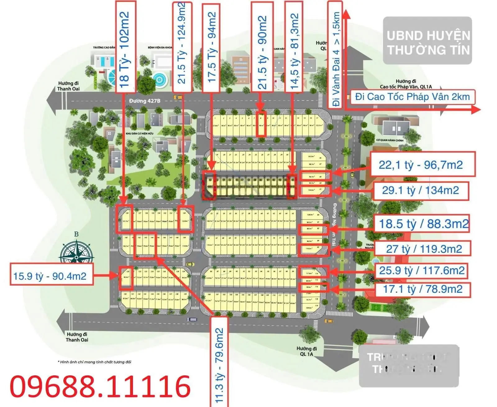 Himlam ra hàng mới nhất, quỹ các căn shophouse đường lý tử tấn. đường 33m + vỉa hè 5m. giá từ 17 tỷ