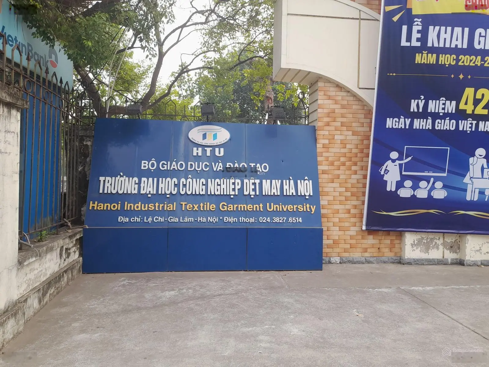 Bán đất lô góc đường thông ôtô tránh kinh doanh dt 80m mt 4m50 gần đại học dệt may khu cn