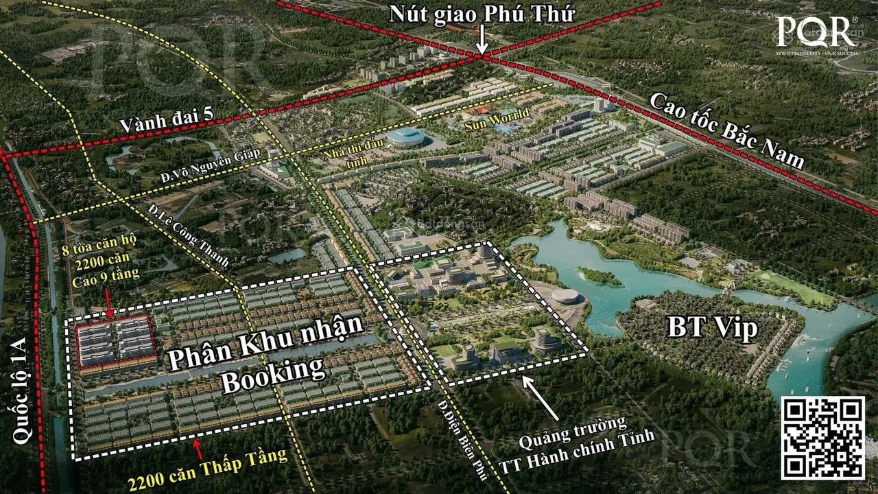 Nhận booking sớm dự án Sun Hà Nam, sát TP Phủ Lý, 2 tuyến đường 80m bao quanh, giá chỉ từ 70tr/m2
