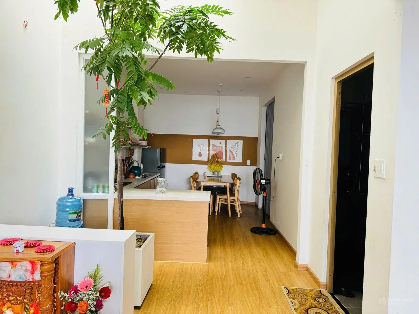 Bán nhà kiệt ô tô thông thiết kế đẹp khu Bình Kì Hoà Quý