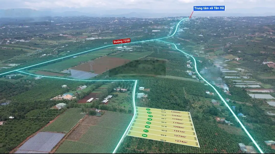 808 tr/599m2 đất có thổ cư sổ riêng tại Lâm Hà vùng ven Đà Lạt. LH 0932 130 ***