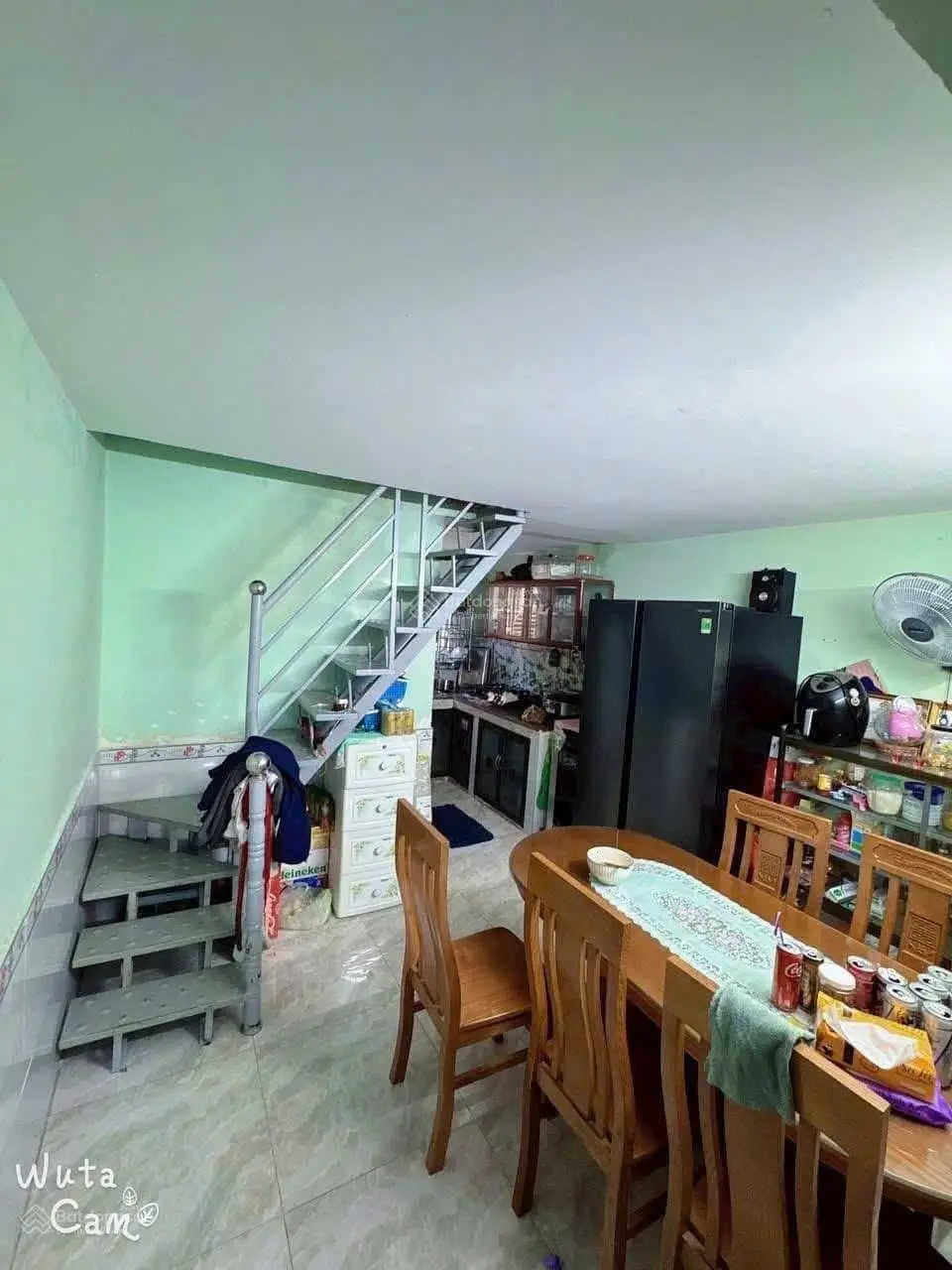 Nhà SC cấp 4 gác lửng. Dĩ An. Đt: 52m2 thiết kế 2pn... Đường trước nhà xe hơi 7 chỗ Trần Quý cáp vô
