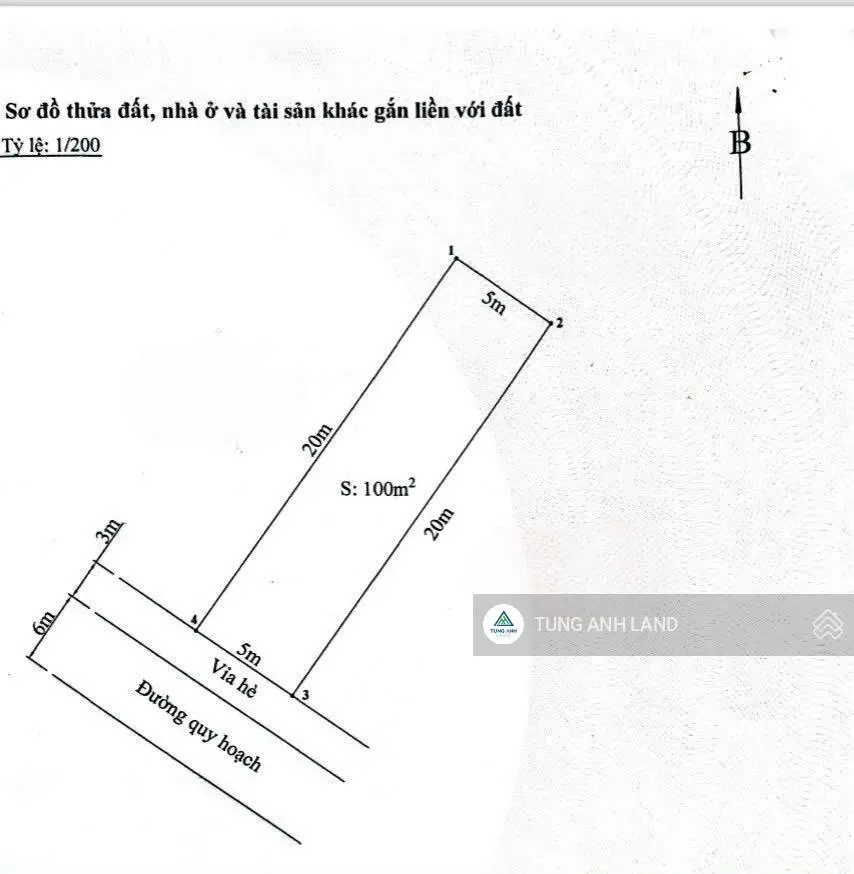 Bán lô đất đẹp diện tích 100m2 tại Sở Tư Pháp, Hải An, Hải Phòng