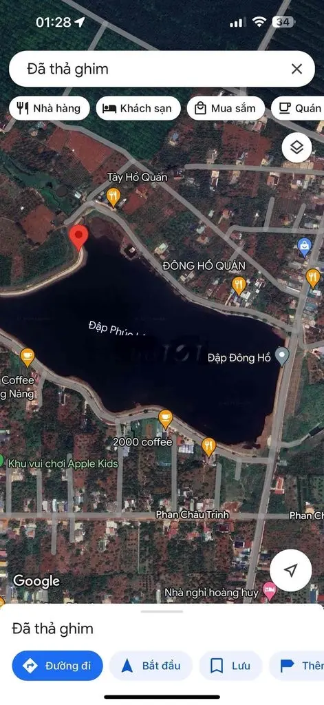 Đất mặt tiền Đập Đông Hồ - Đập Phú Lộc Krông Năng