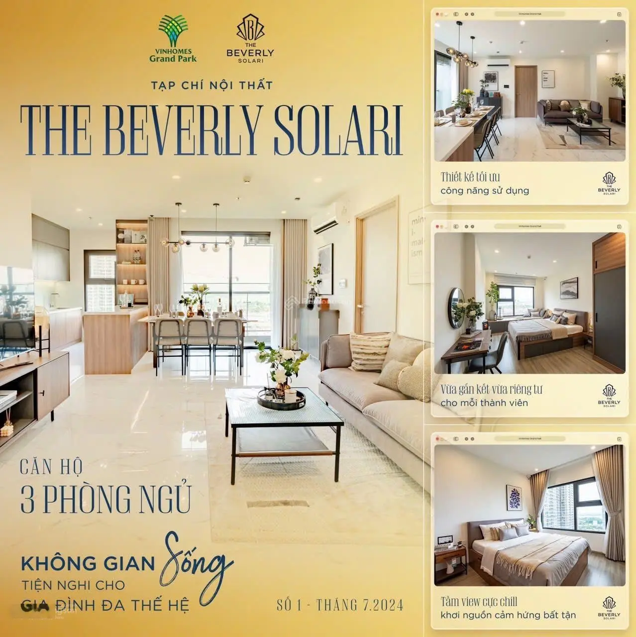 Cần bán căn hộ 2PN Beverly Solari Vinhome Grand Park Quận 9, SĐT 0343 738 ***