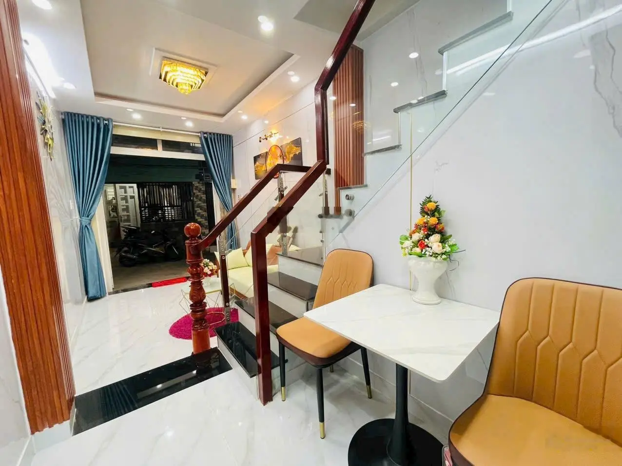 Nhà mới đẹp Quang Trung, tặng nội thất như hình, 3 tỷ 790 bao sang tên. Liên hệ xem nhà 0906435138