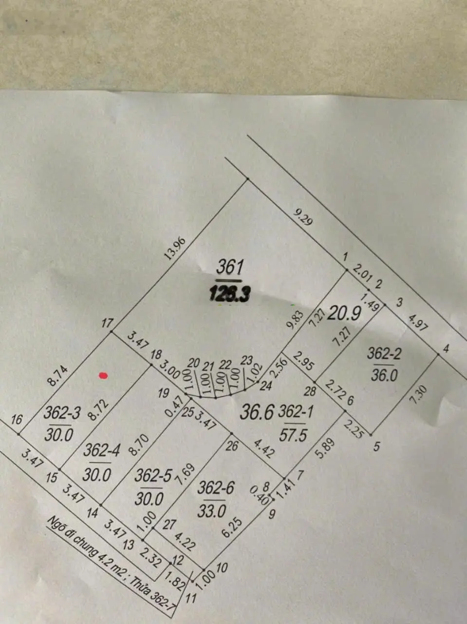 Bán buôn 4 lô đất phân nhỏ 30m2 sẵn tại Phúc Lợi ngõ nông thoáng. Hàng xóm Vinhomes