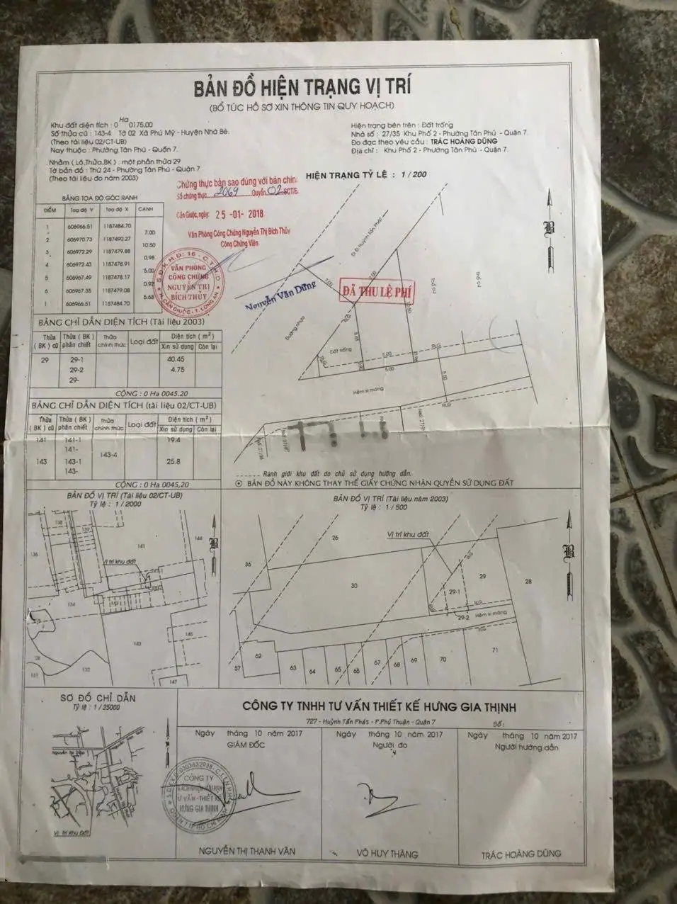 Bán lô góc 2 mặt tiền, Phường Tân Phú, Q. 7. Giá 6.5 tỷ TL