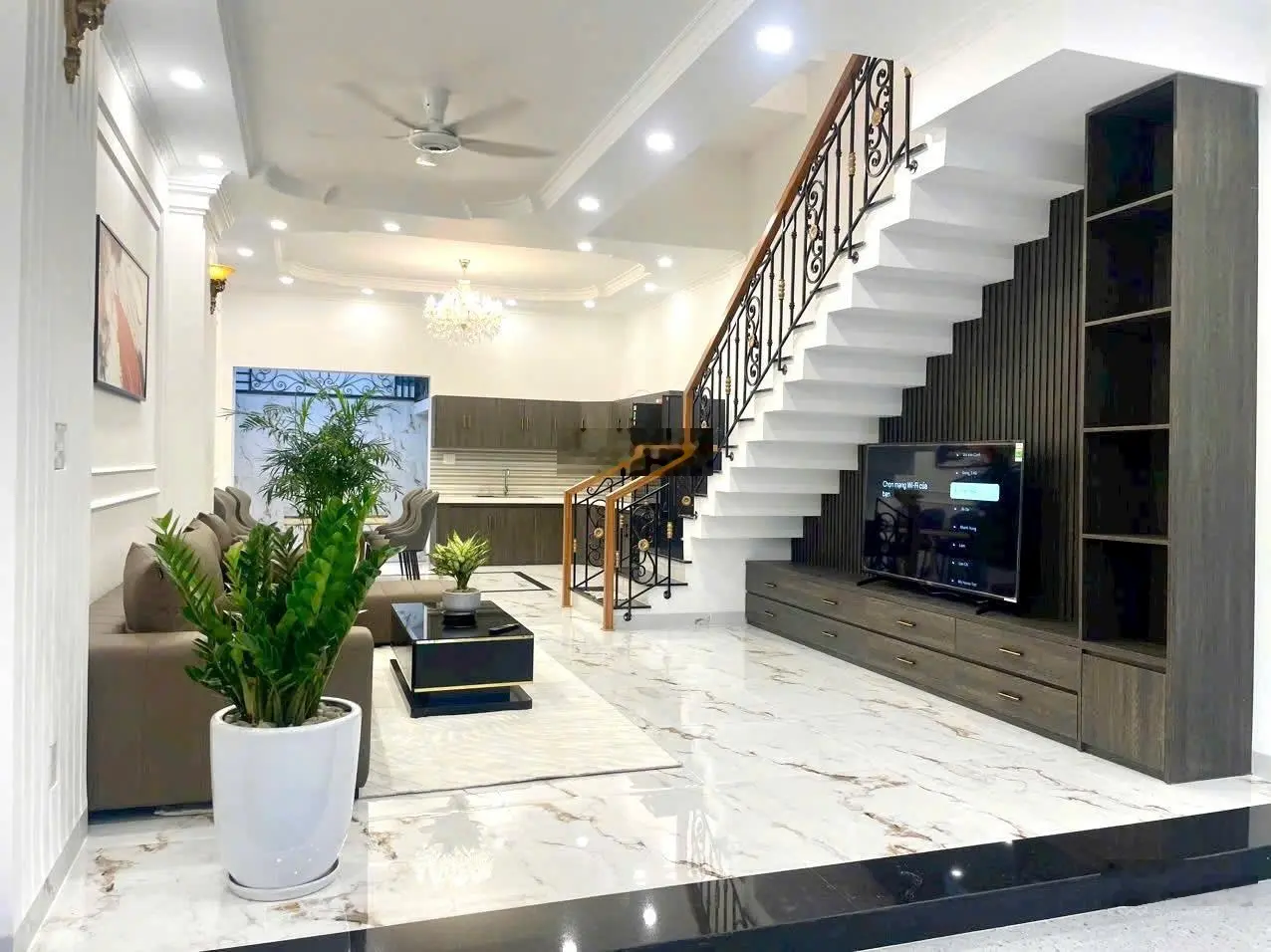 Nhà Hà Quang 2 lối xây dựng Châu Âu (view công viên đẹp như tranh) nội thất nhập 100% giá tốt