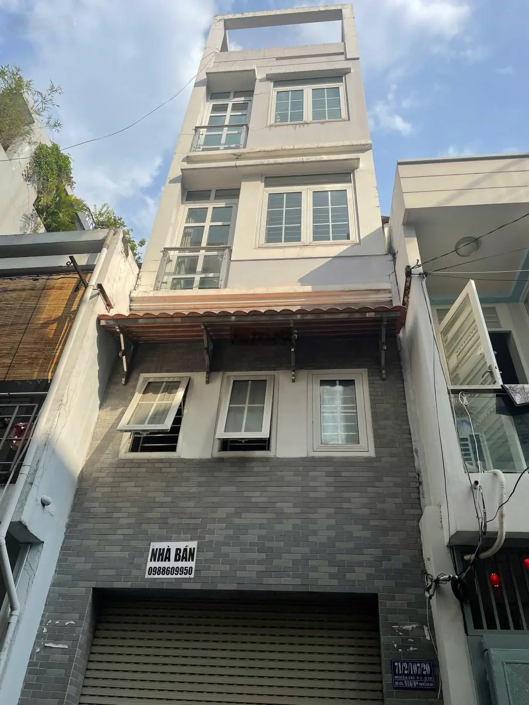 Bán nhà hxh yên tĩnh 7m nguyễn bặc, gần chợ pvh, 4 tầng, giá 7,7 tỷ