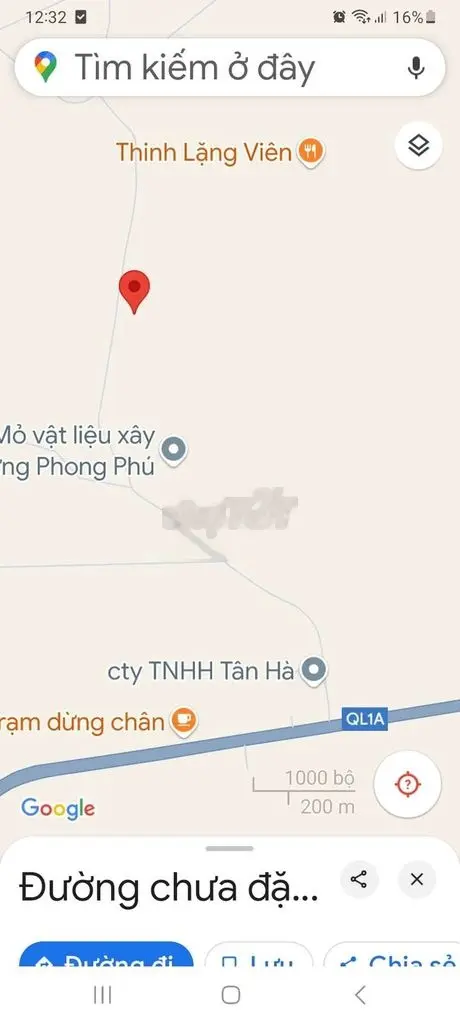 Đất Xã Phong Phú, Huyện tuy Phong. Bình thuận