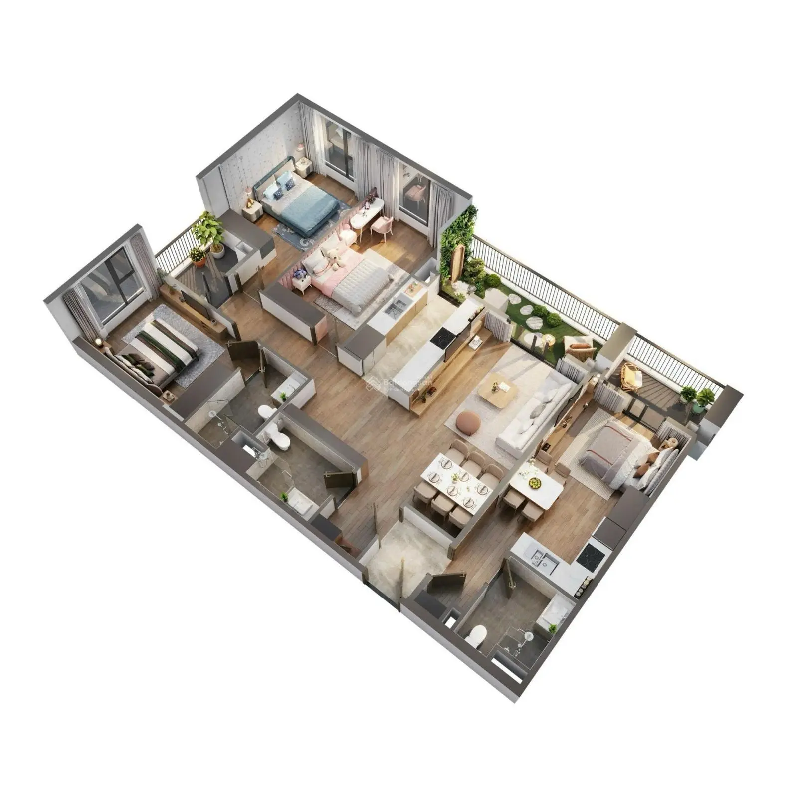 Sở hữu căn 4pn 136m2 - The Wisteria Hoài Đức giá 6,6tỷ/căn vốn ban đầu chỉ 1,6tỷ