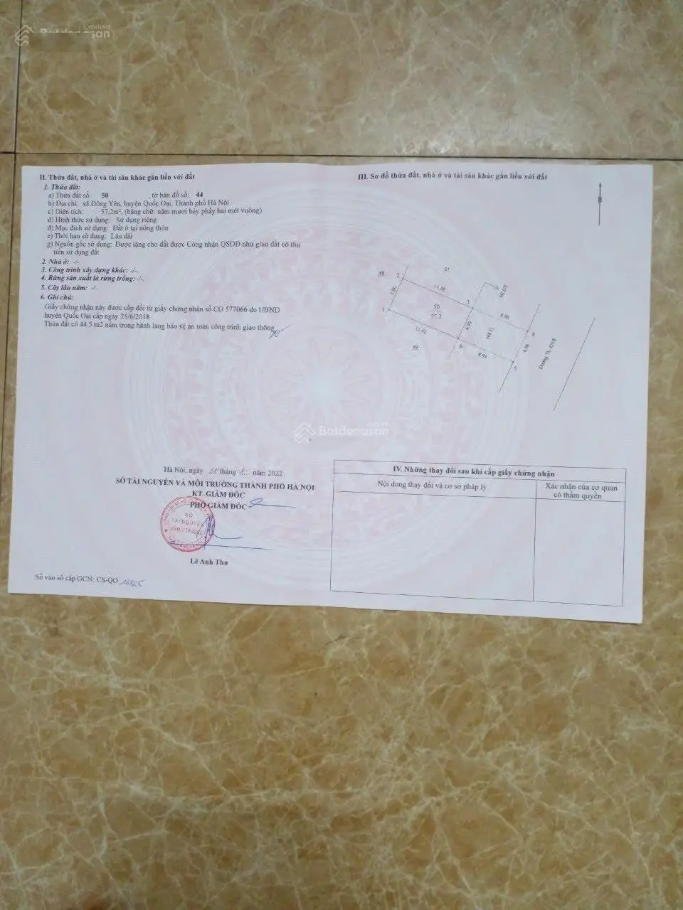 Bán nhà riêng tại Đường 421B, thị trấn Quốc Oai, Quốc Oai, Hà Nội, giá ưu đãi 4,2 tỷ, 100m2