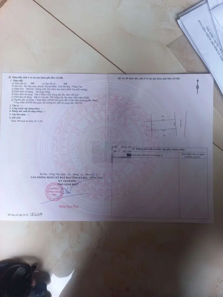 ĐẤT THỔ CƯ ẤP 4b TÂN LÂM GIÁ RẺ